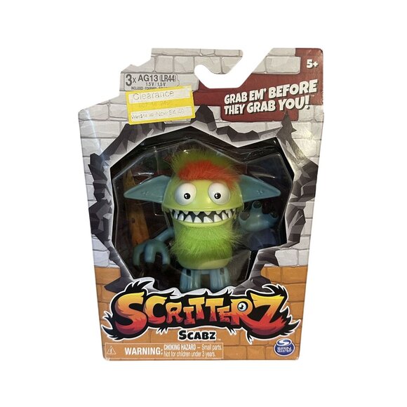 Scritterz Scabz Collectible Jungle Creature Interactive Toy Sealed Box VGC - Picture 1 of 6